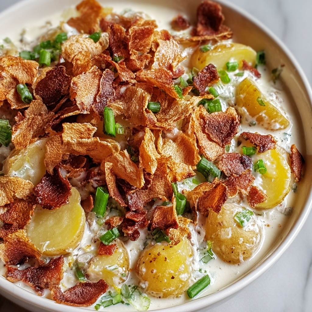 Crispy Smashed Potato Salad Recipe - Recipe Image