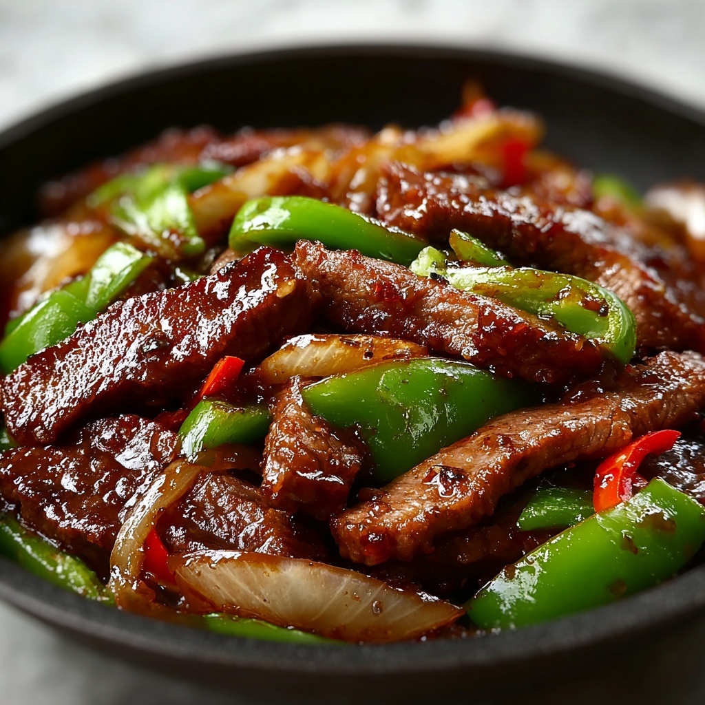 Sizzling Pepper Steak with Onions Recipe - Recipe Image