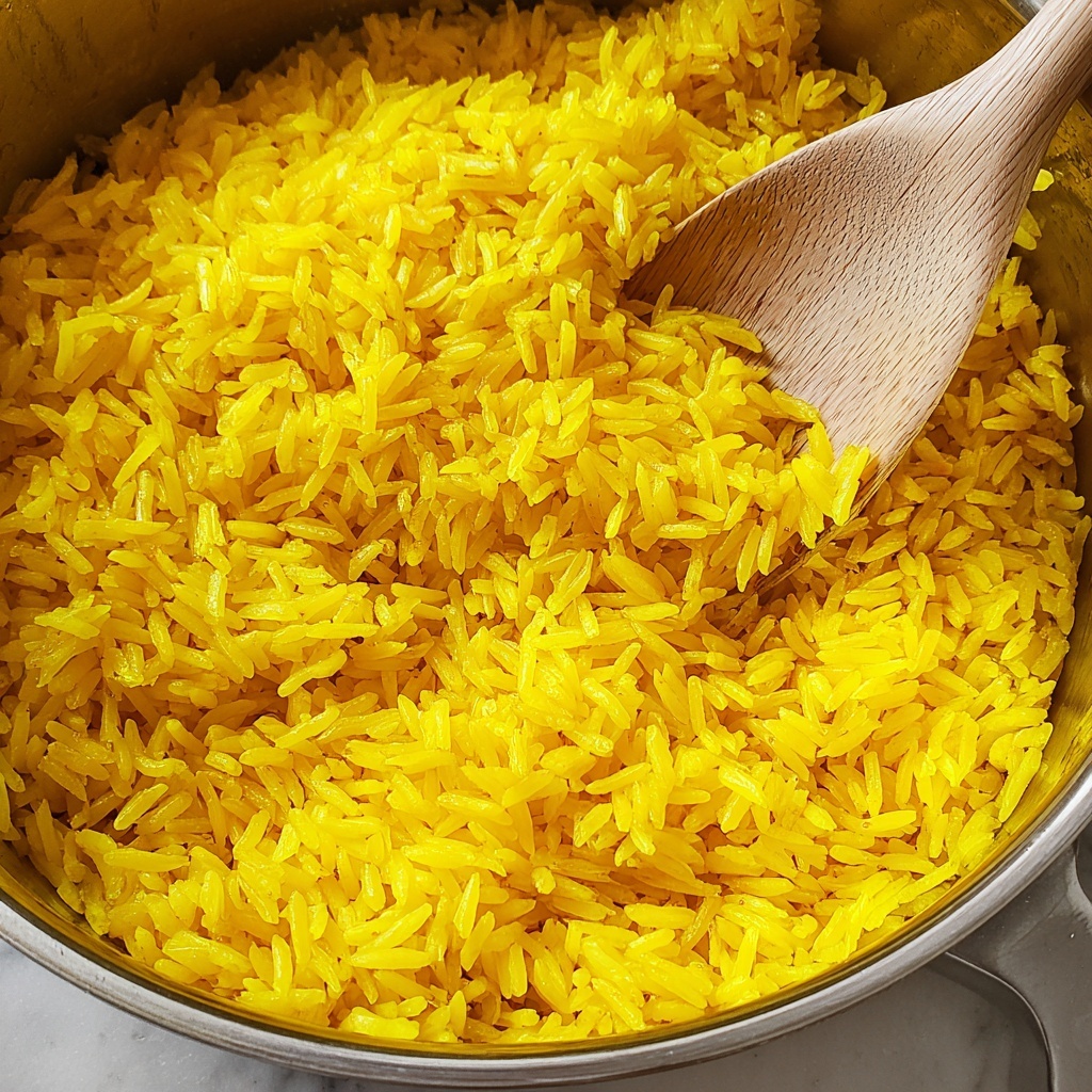 Garlic Turmeric Rice Recipe - Recipe Image