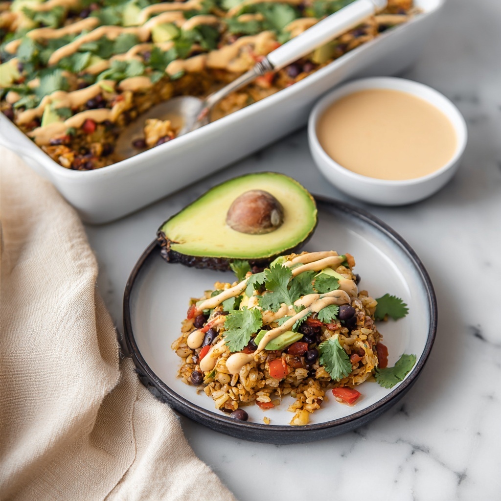 Southwestern Black Bean Casserole Recipe - Recipe Image