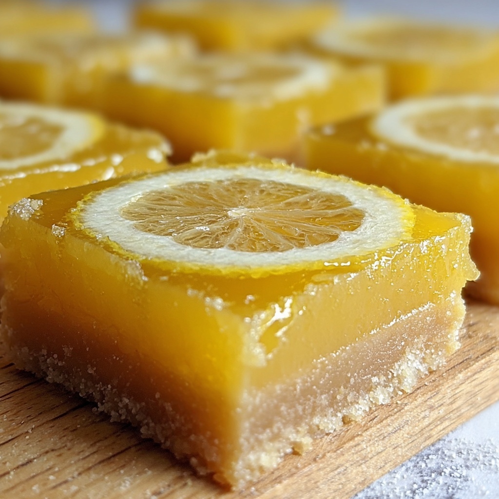 Lemon Delight Bars Recipe - Recipe Image