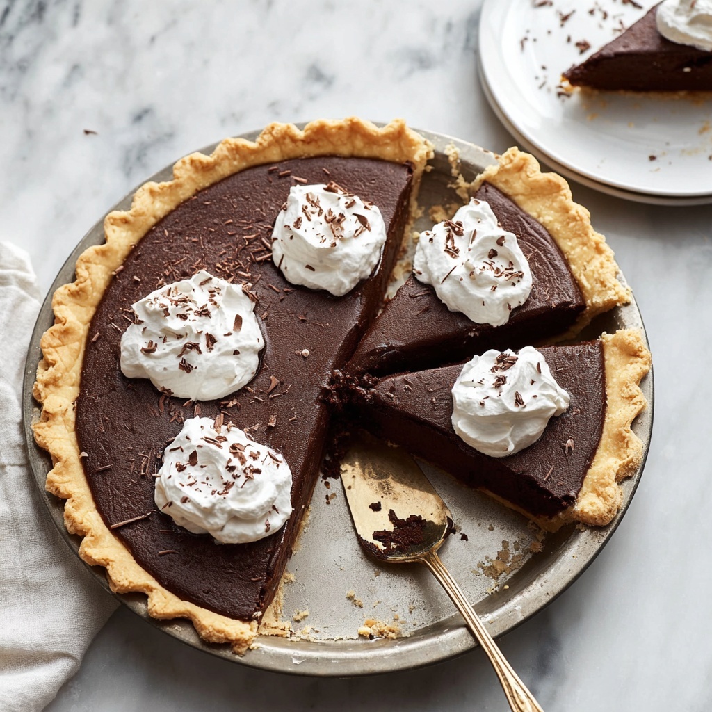 Fudgy Chocolate Brownie Pie Recipe - Recipe Image
