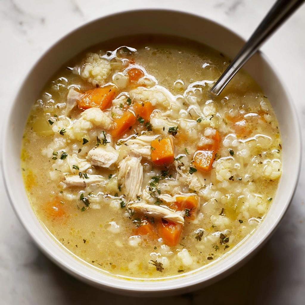 Anti-Inflammatory Cauliflower Chicken Soup Recipe - Recipe Image