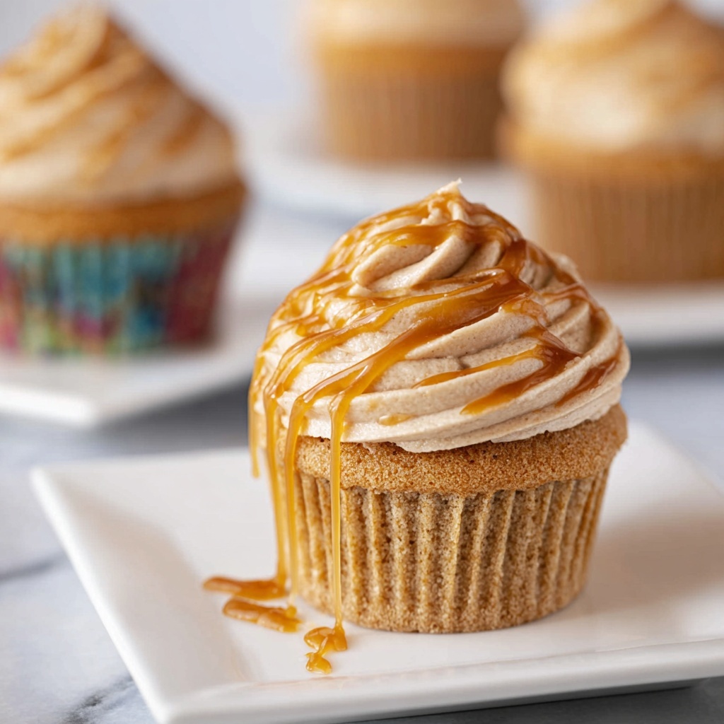 Caramel Churro Cupcakes Recipe - Recipe Image
