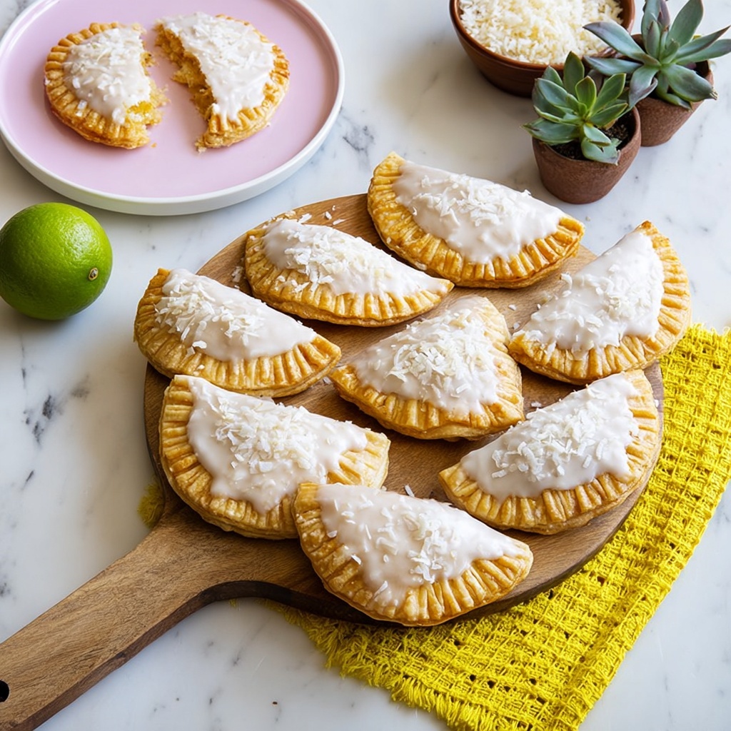 Pineapple Lime Coconut Hand Pies Recipe - Recipe Image