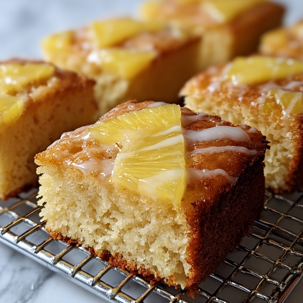 Pineapple Condensed Milk Cake Recipe - Recipe Image