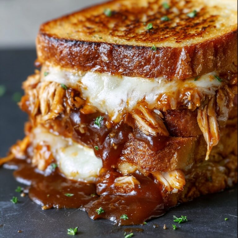 BBQ Chicken Grilled Cheese Recipe