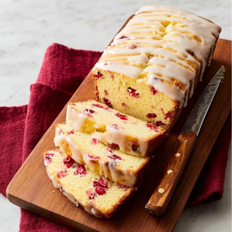 Cranberry Orange Bread with Orange Glaze Recipe