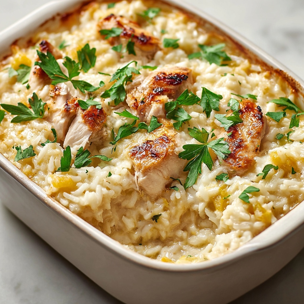 Easy Chicken and Rice Casserole Recipe - Recipe Image