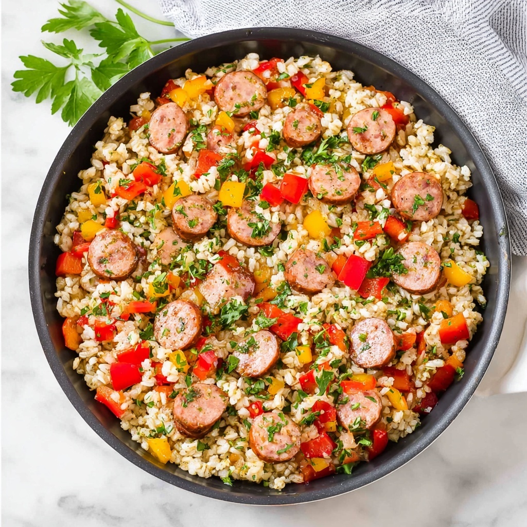 Sausage and Rice Skillet Recipe - Recipe Image