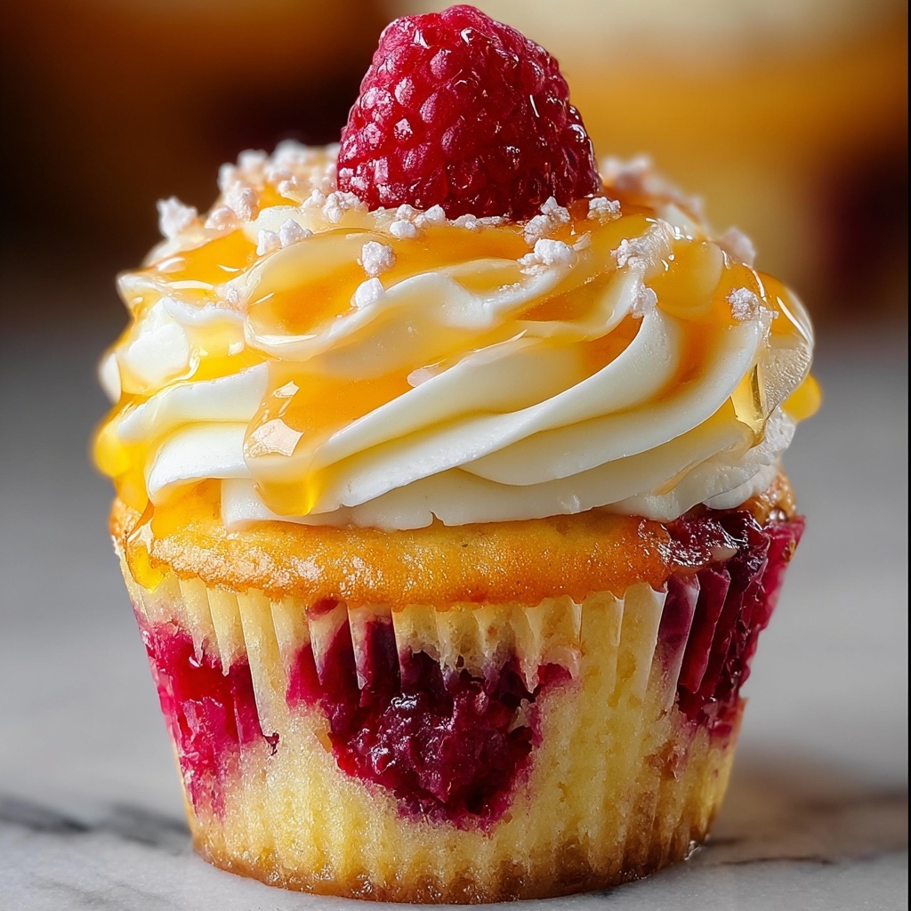Raspberry Lemon Heaven Cupcakes Recipe - Recipe Image