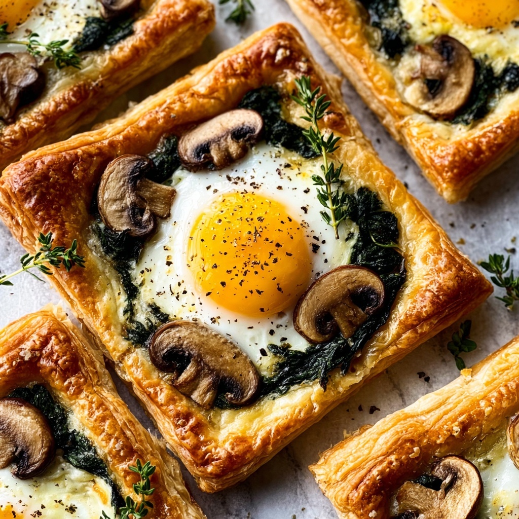 Feta Mushroom Brunch Squares Recipe - Recipe Image