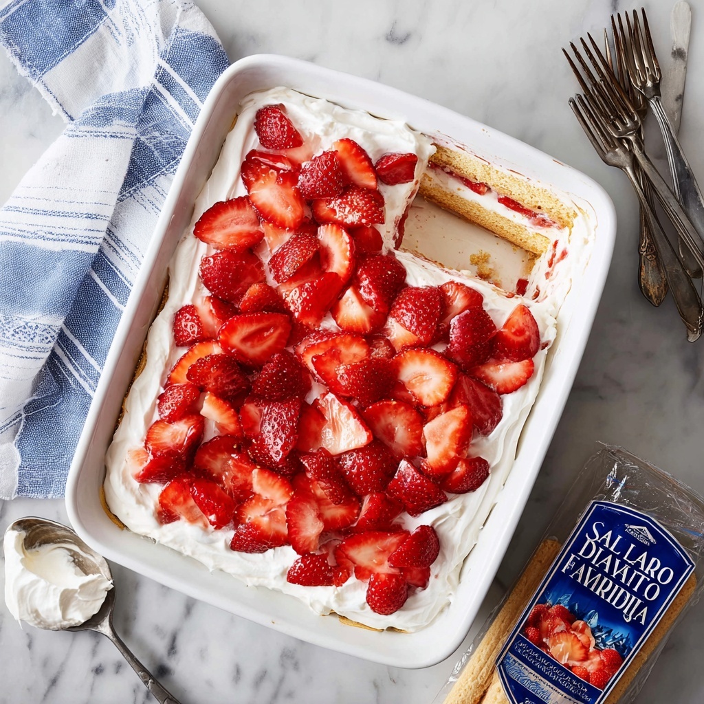 Strawberry Tiramisu Recipe - Recipe Image