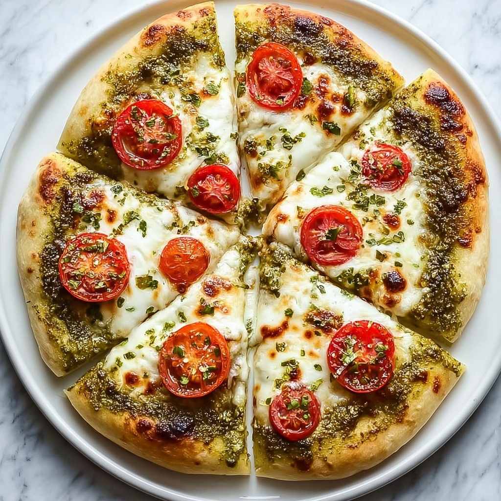 Pesto Pizza Recipe - Recipe Image