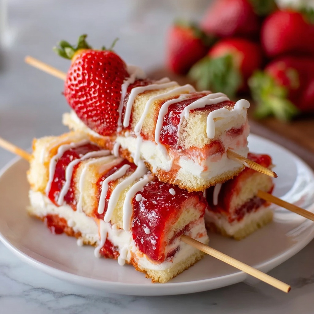 Strawberry Shortcake Kabobs Recipe - Recipe Image