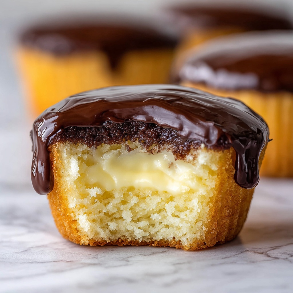 Boston Cream Pie Cupcakes Recipe - Recipe Image