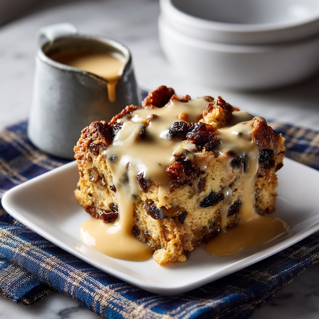 Best Bread Pudding with Vanilla Sauce Recipe - Recipe Image