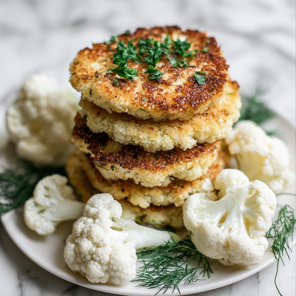 Basic Cauliflower Fritters Recipe - Recipe Image