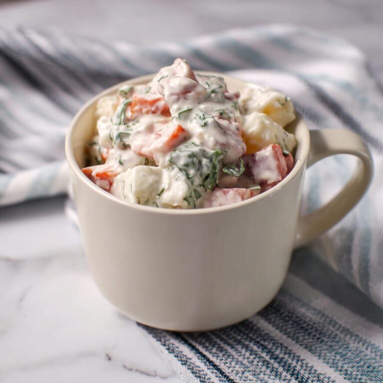 Creamy BLT Cauliflower Salad Recipe