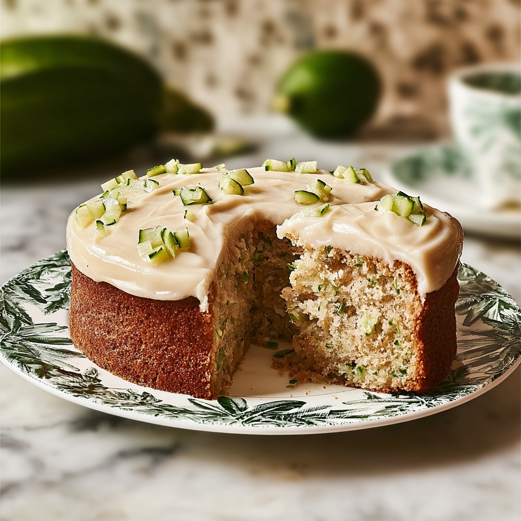 Zucchini Cake with Cream Cheese Frosting Recipe - Recipe Image