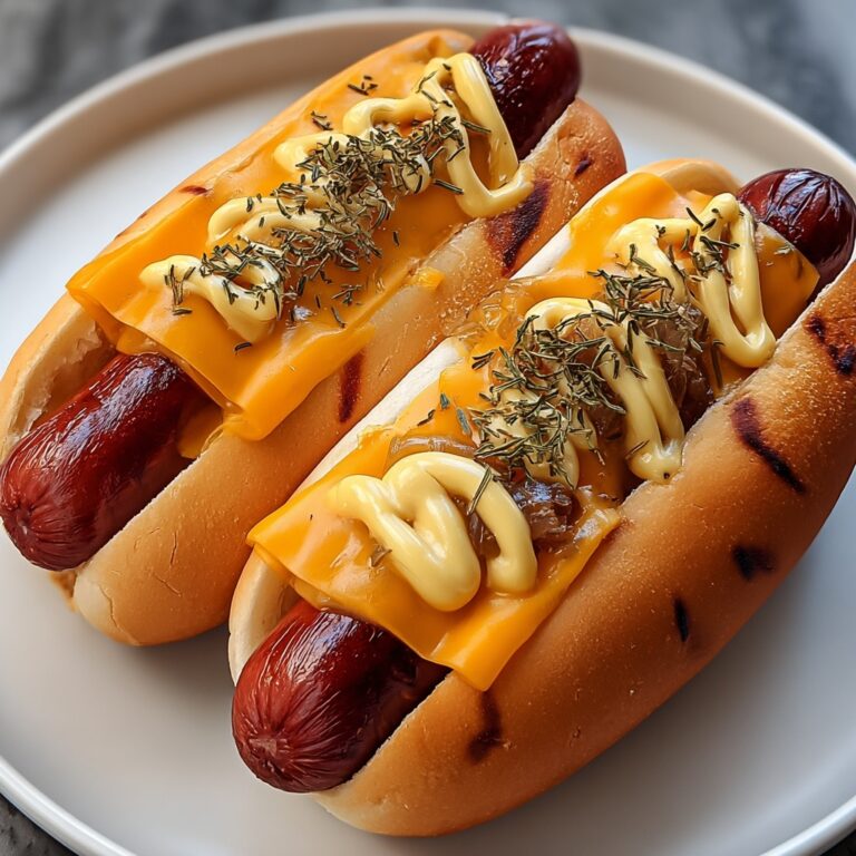 Air Fryer Grilled Cheese Hot Dogs Recipe