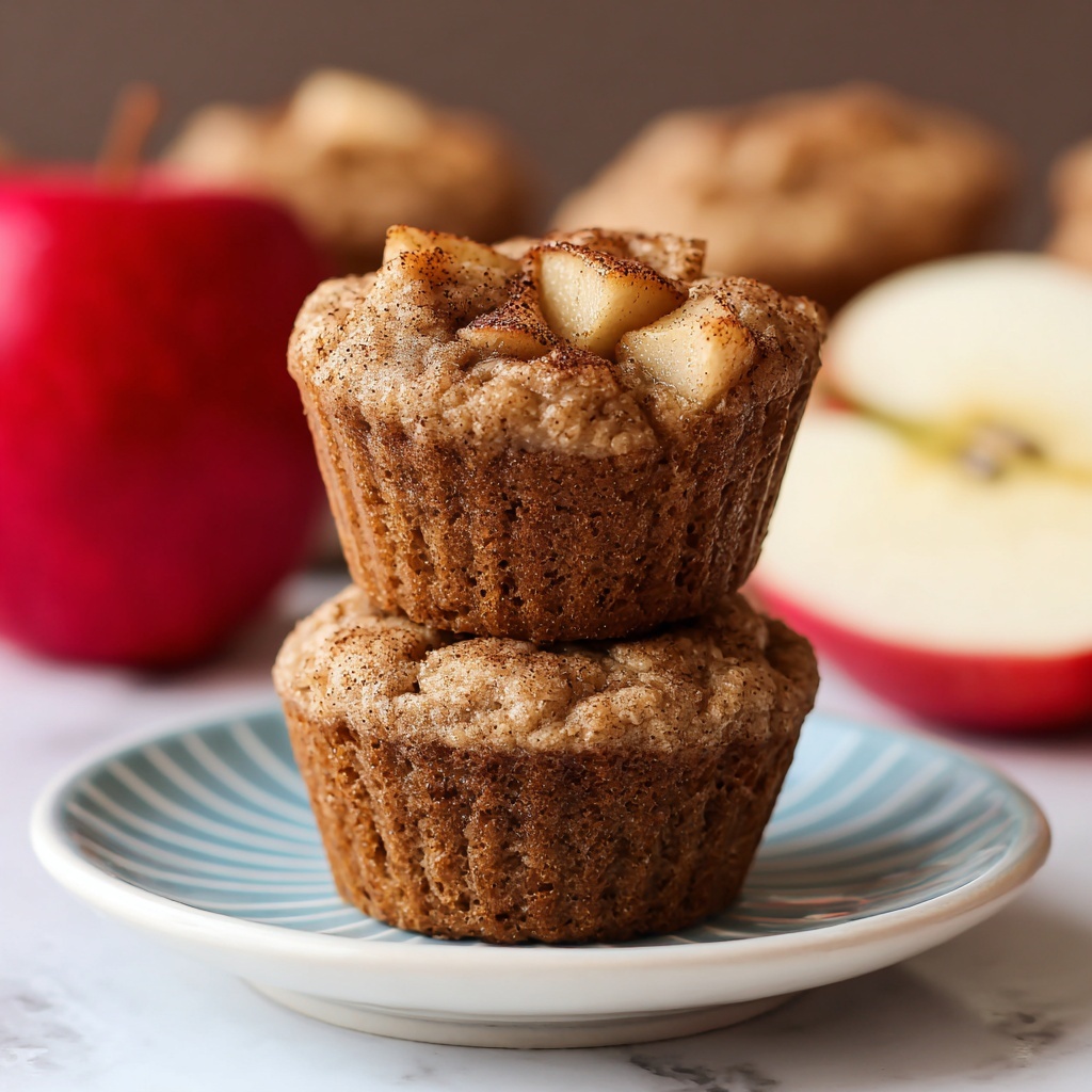 Apple Pie Protein Muffins Recipe - Recipe Image