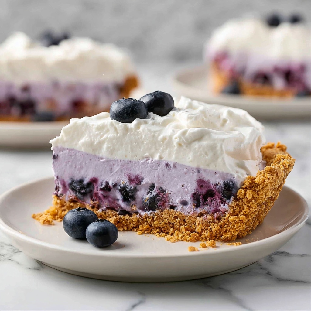 Blueberry Pie (Sweet & Creamy) Recipe - Recipe Image