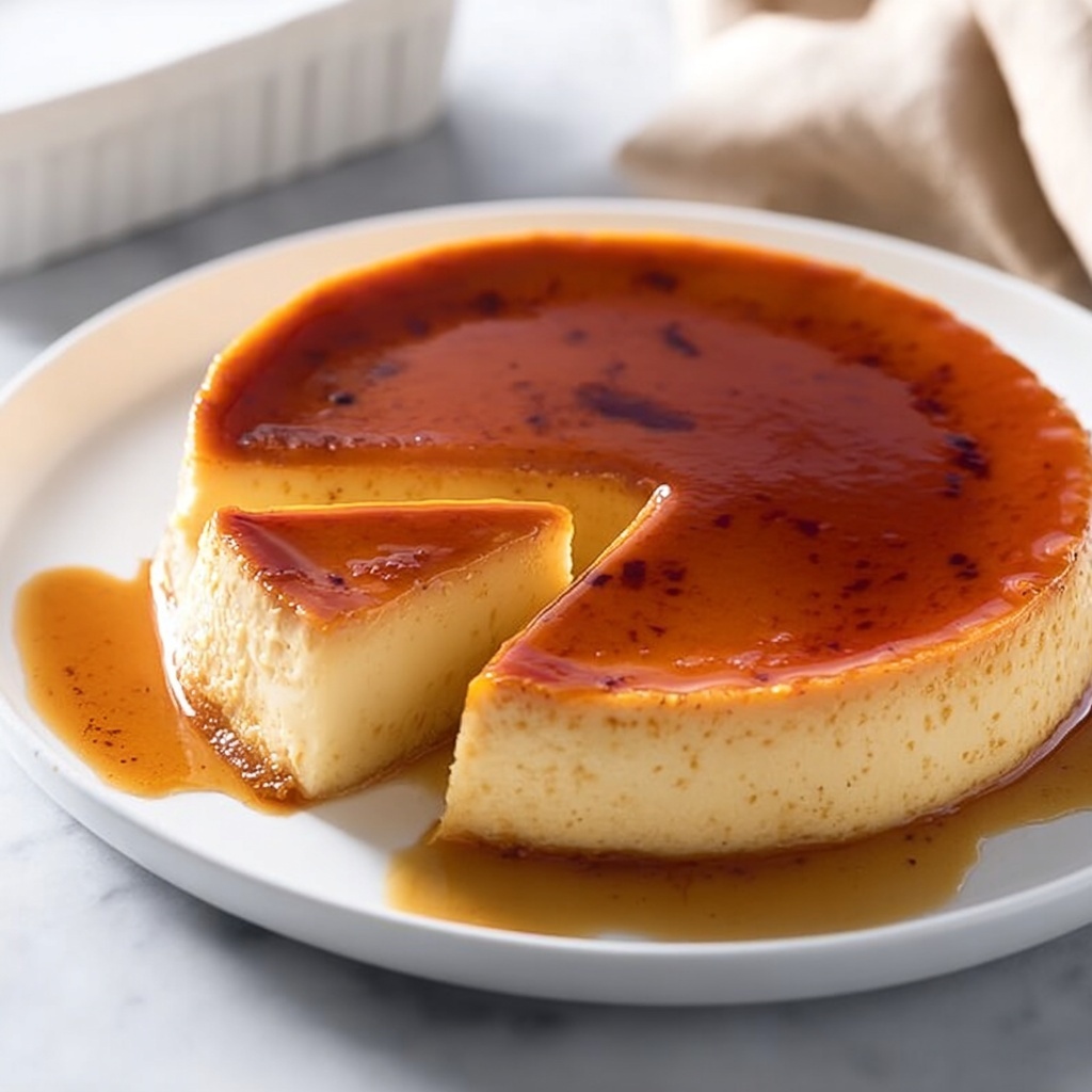 Homemade Flan Cake Recipe - Recipe Image