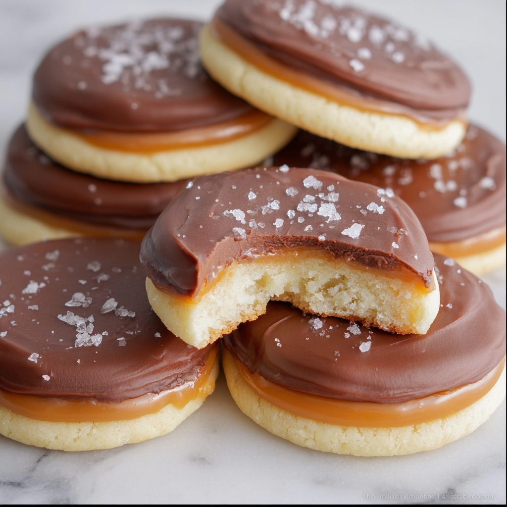 Homemade Twix Cookies Recipe - Recipe Image