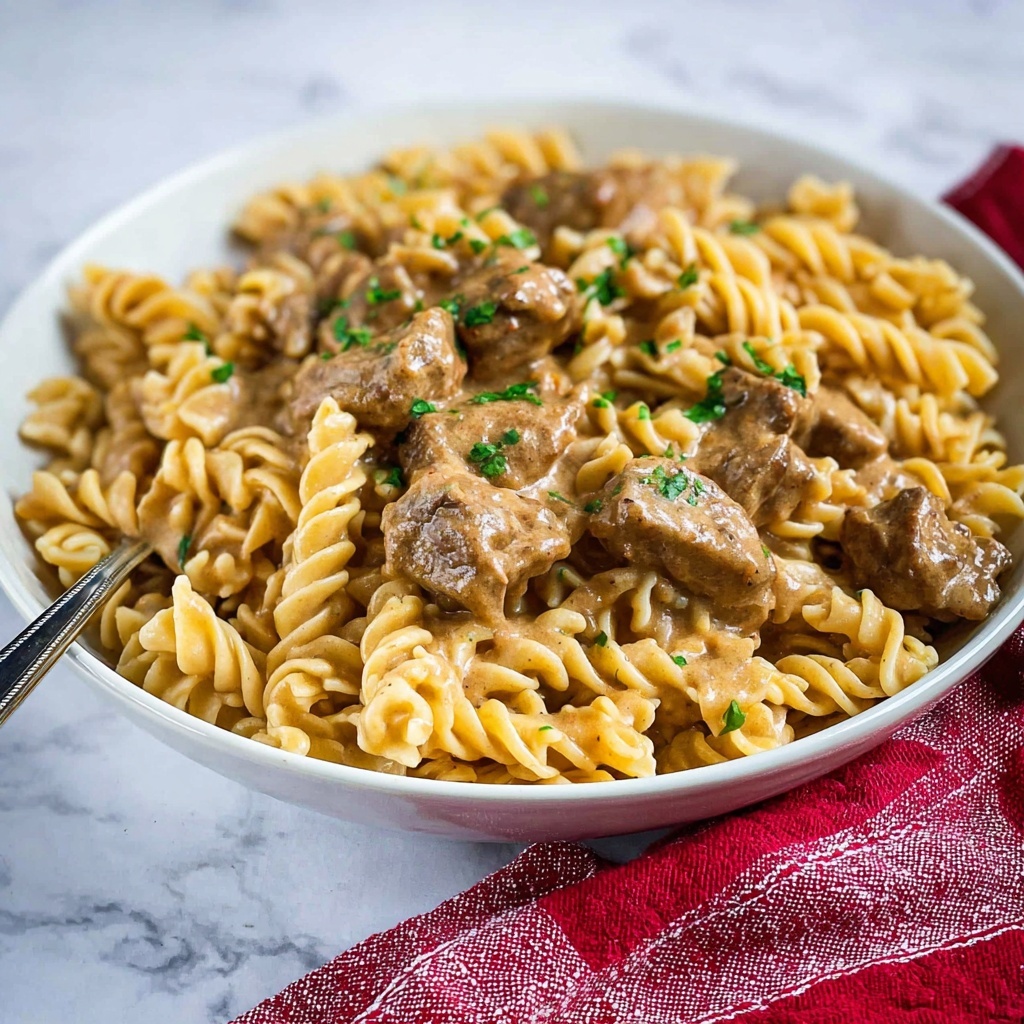 Slow Cooker Beef and Noodles Recipe - Recipe Image