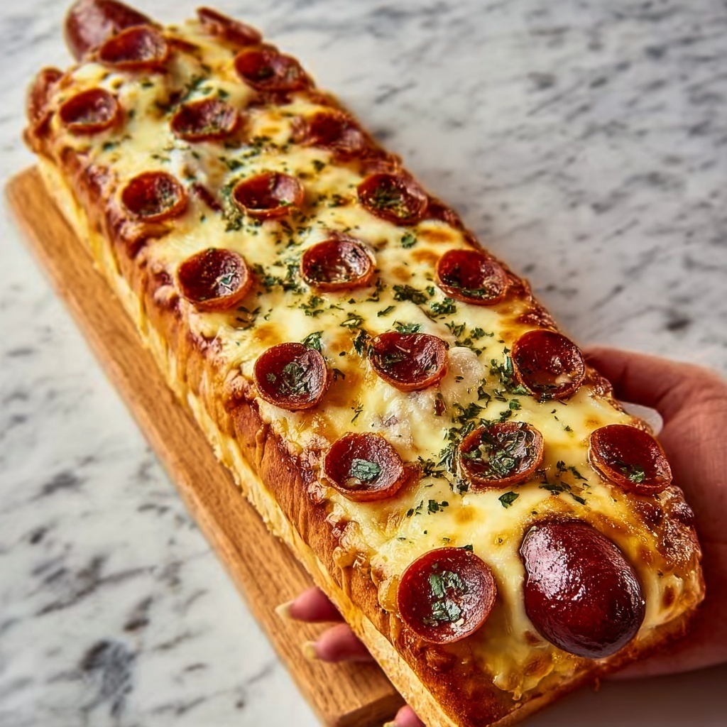 Huge Cheese Dog Sandwich with a Pizza Slice Inside Recipe - Recipe Image