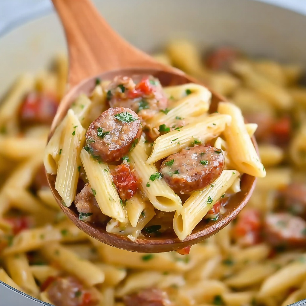 Pastalaya Recipe with Smoked Sausage and Creole Seasonings Recipe - Recipe Image