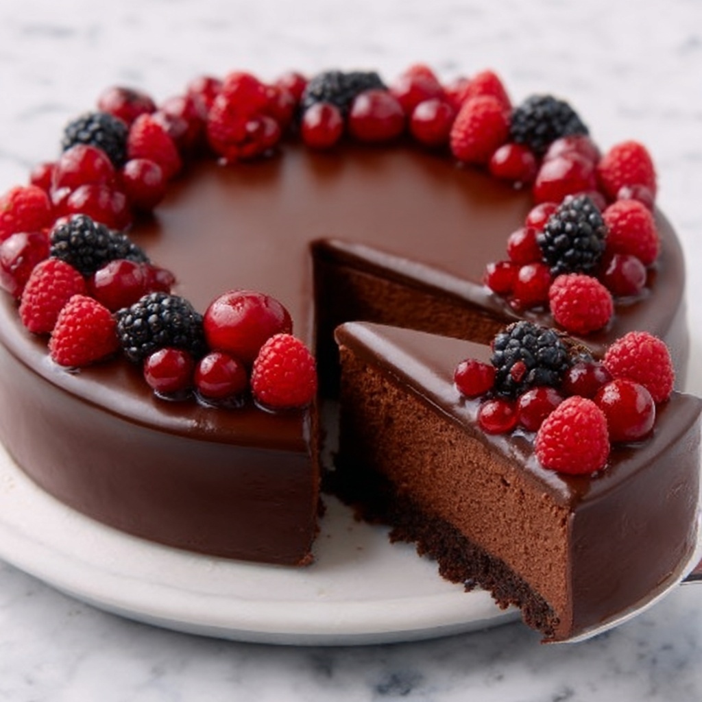 Chocolate Mousse Cake Recipe - Recipe Image