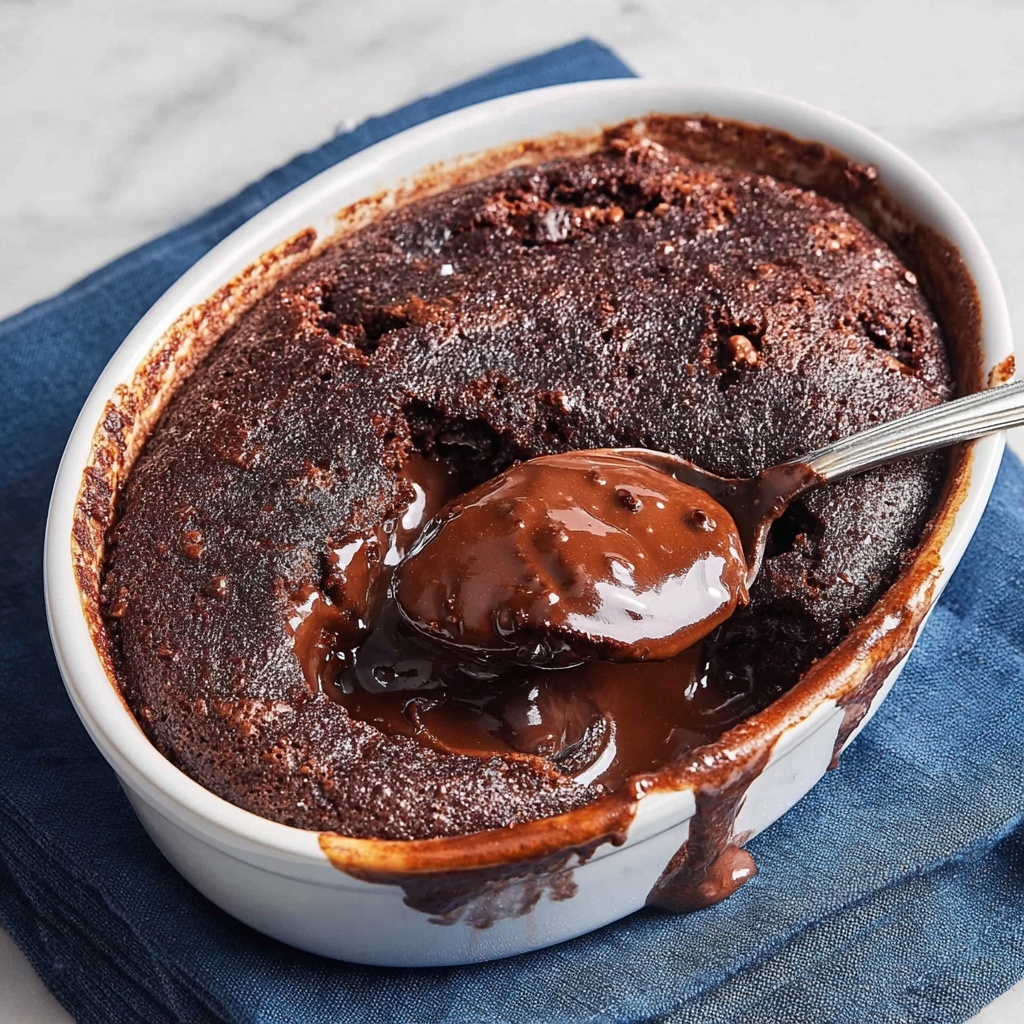 Hot Fudge Chocolate Pudding Cake Recipe - Recipe Image