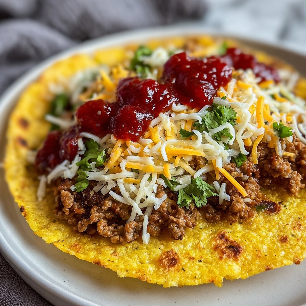 Thanksgiving Leftover Smash Burger Tacos Recipe - Recipe Image