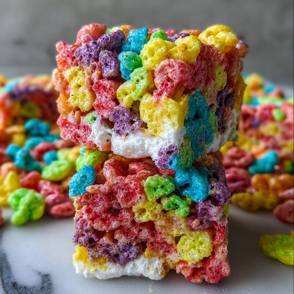 Fruity Pebbles Treats Recipe - Recipe Image