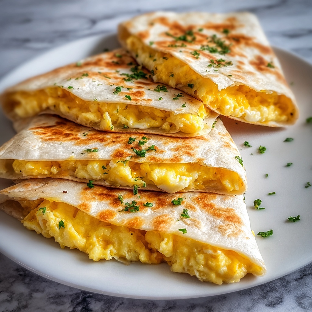 Cheddar Egg Quesadilla Recipe - Recipe Image