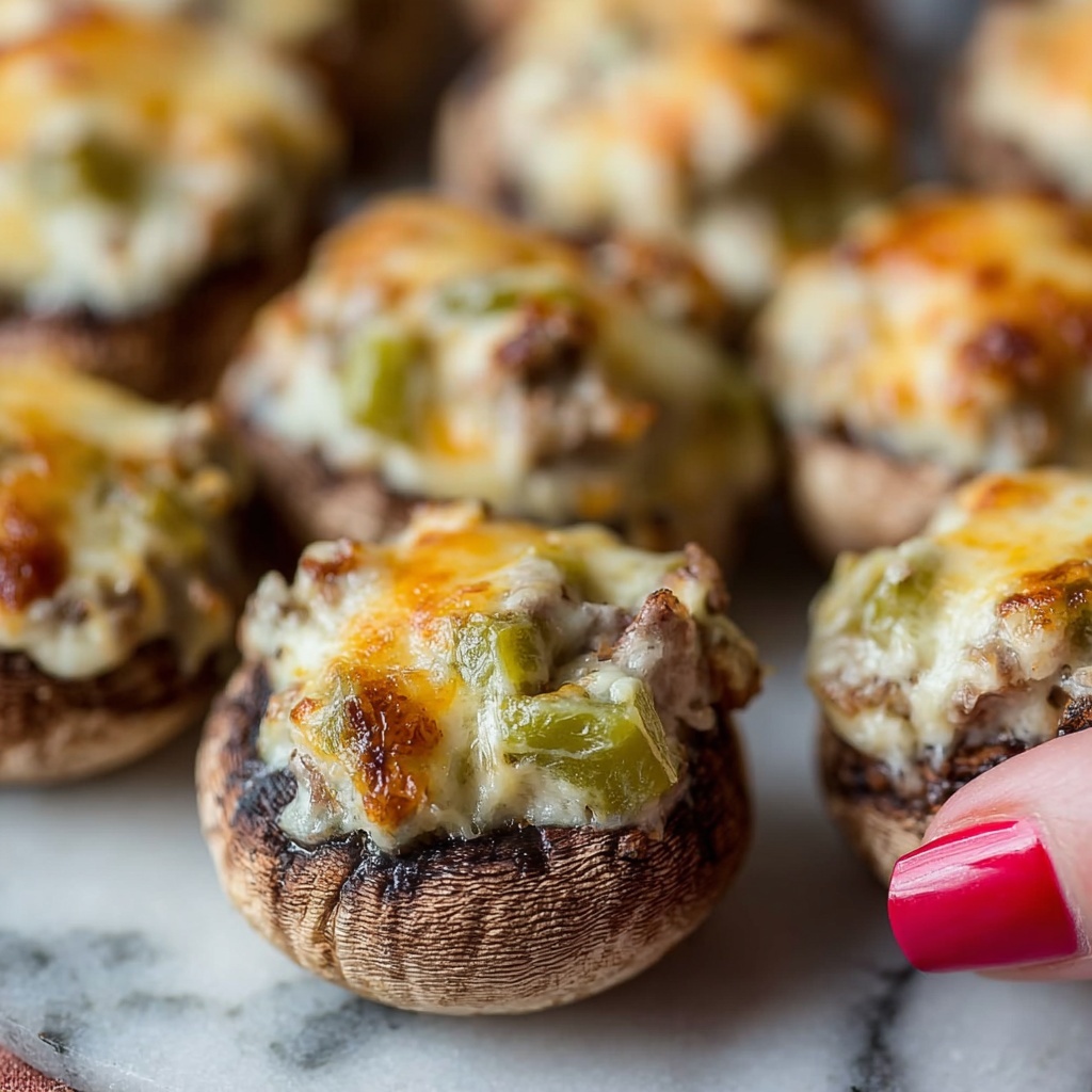 Jalapeño Popper Mushrooms Recipe - Recipe Image