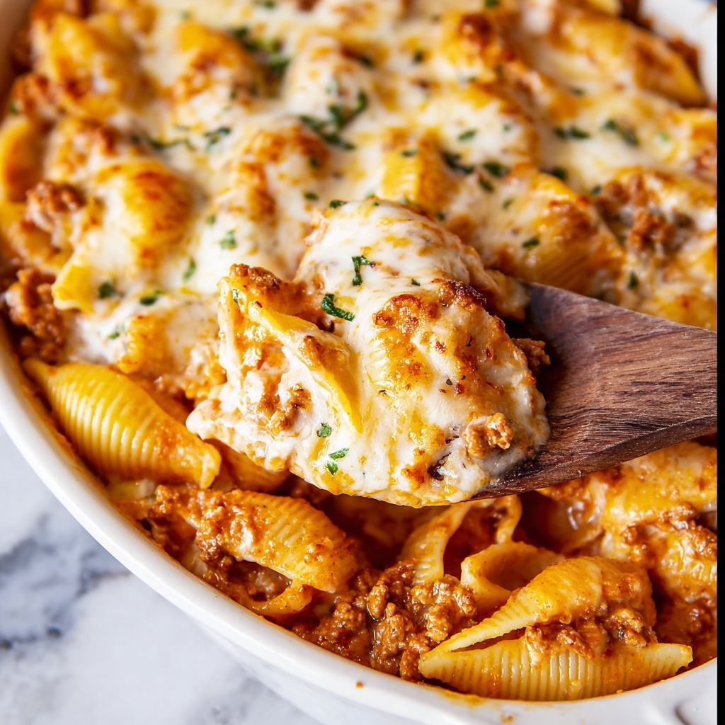 Baked Pink Sauce Pasta with Sausage and Mozzarella Recipe - Recipe Image