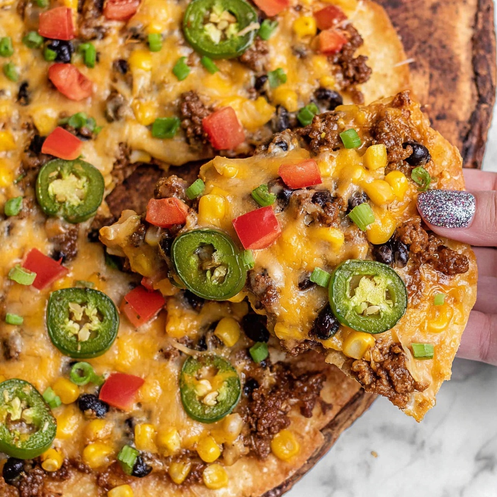 Pull-Apart Mexican Pizza Recipe - Recipe Image