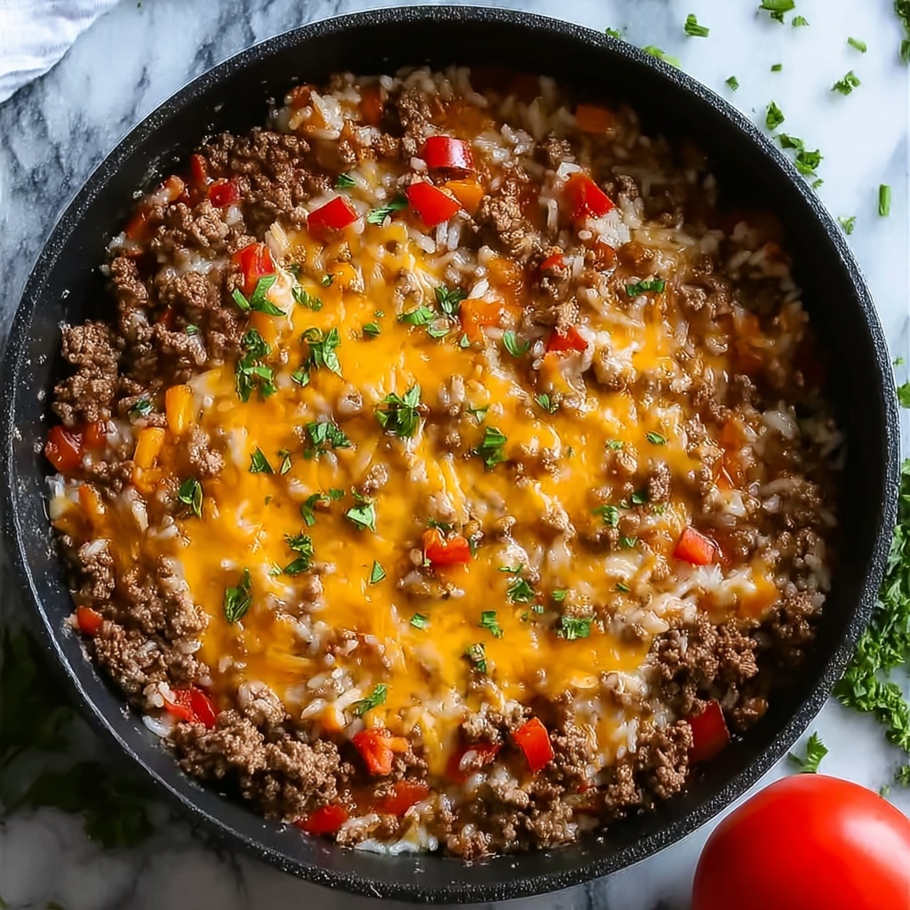 One Pot Unstuffed Pepper Skillet Recipe - Recipe Image