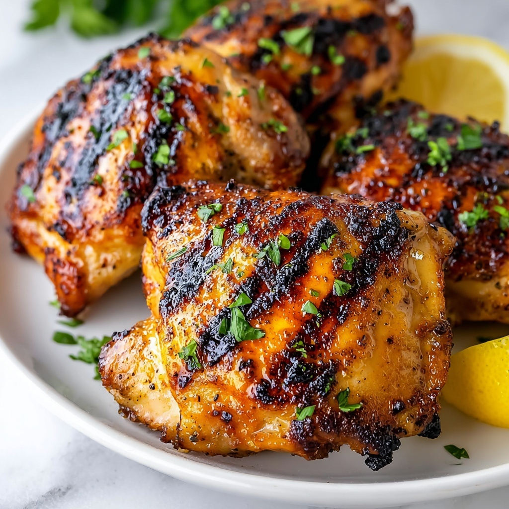 Juicy Grilled Chicken Thighs Recipe - Recipe Image