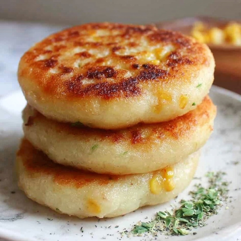 Crispy Cheddar Corn Potato Fritters Recipe - Recipe Image