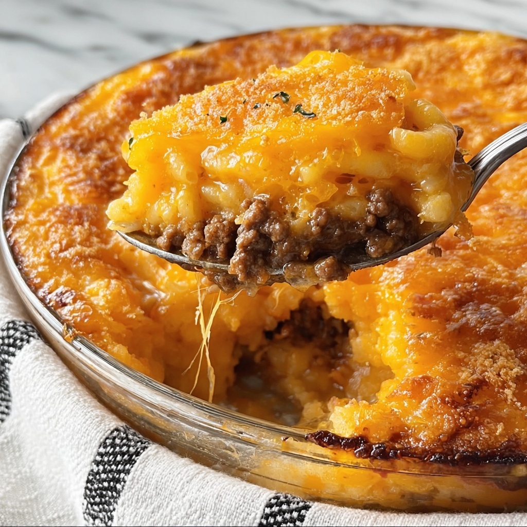 Cheddar Bay Ground Beef Cobbler Recipe - Recipe Image