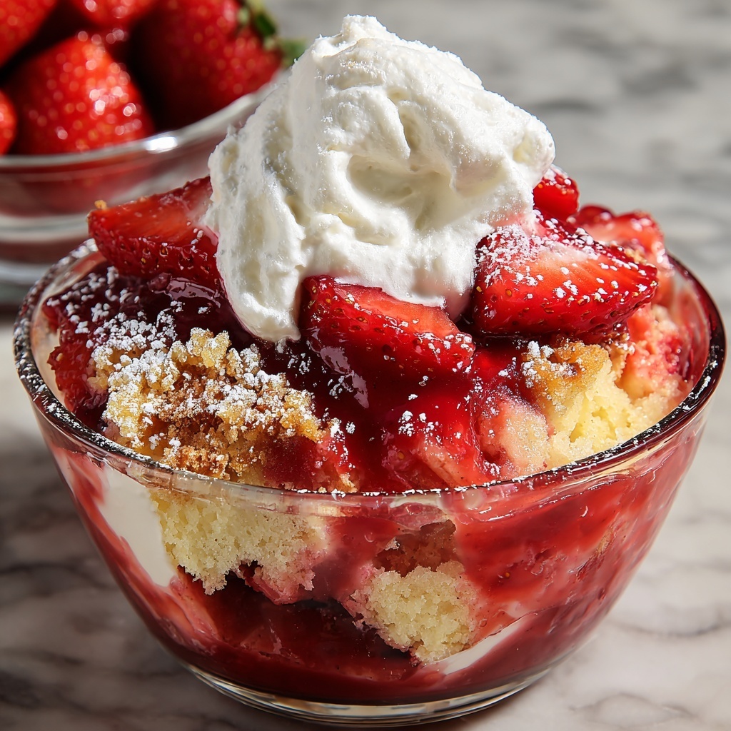 Easy Strawberry Cobbler Recipe - Recipe Image