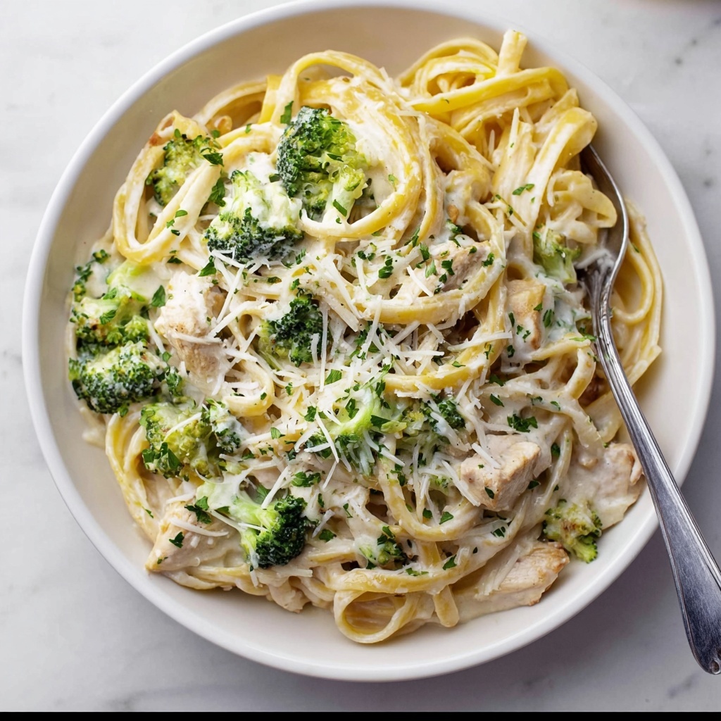 Creamy Broccoli Chicken Pasta Recipe - Recipe Image