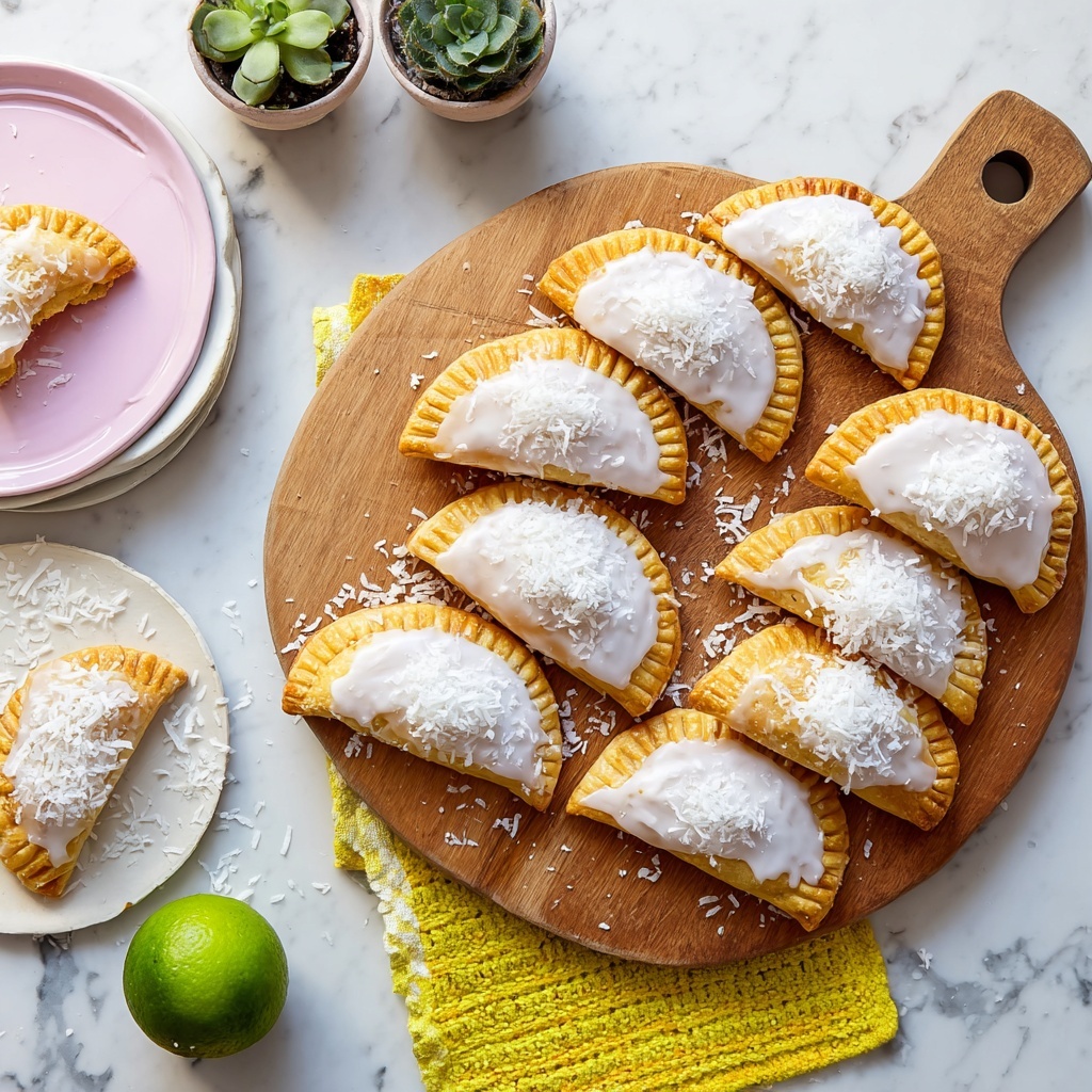 Pineapple Lime Coconut Hand Pies Recipe - Recipe Image