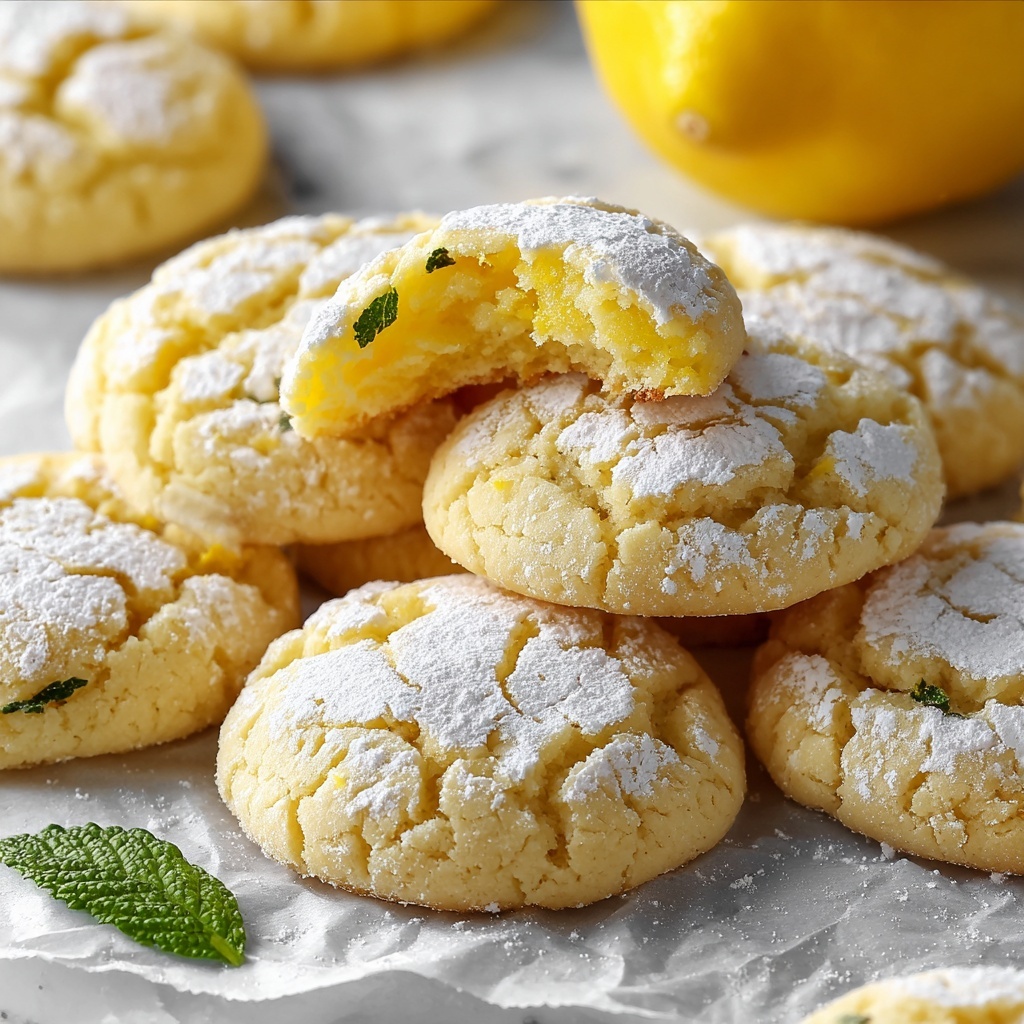 Zesty Lemon-Filled Cookies Recipe - Recipe Image
