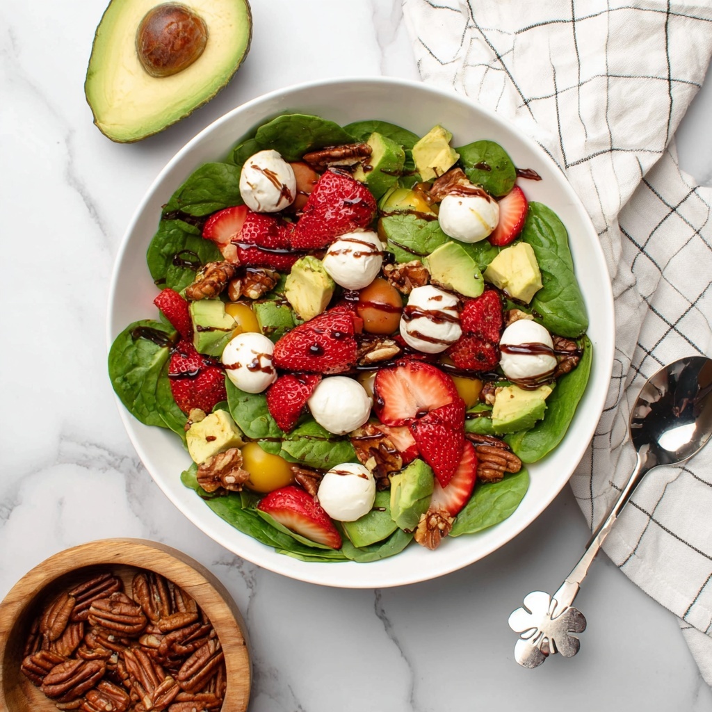 Strawberry Salad with Balsamic Recipe - Recipe Image