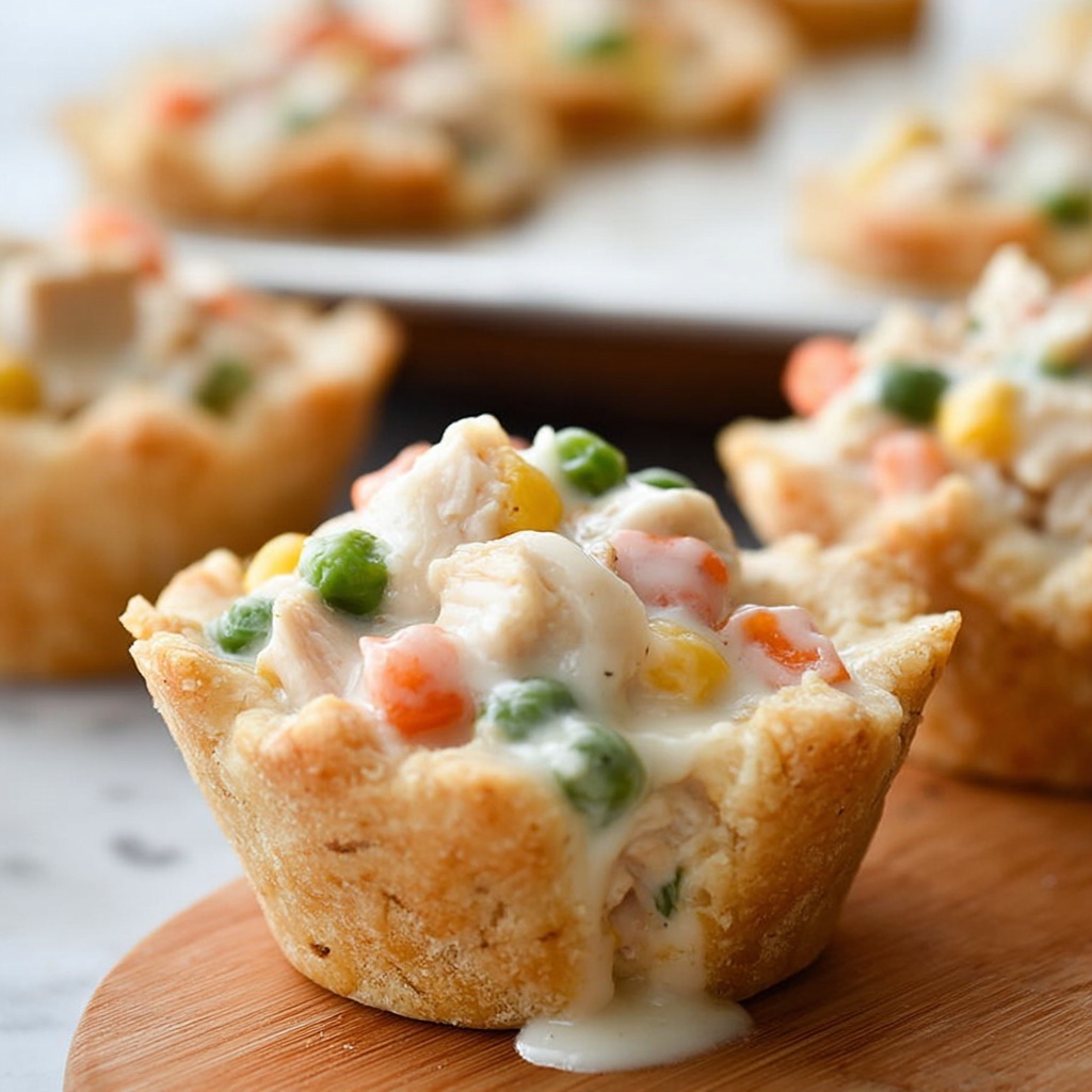 Mini Chicken Pot Pies Recipe - Recipe Image